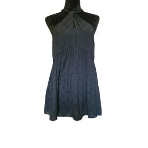 Anthropologie Womens Sheer Floral Fairy Grunge Shirt Medium Whimsigoth High Neck